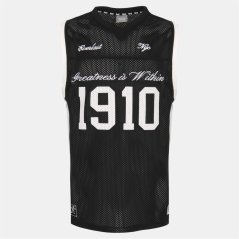 Everlast Men's BBall Top Oversized Fit Short Sleeve Performance T-Shirt Black