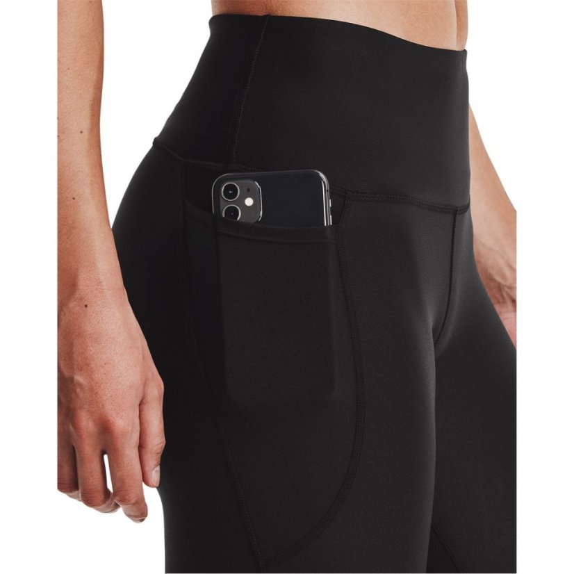 Under Armour Tech No-Slip Waistband Ankle Leggings Womens Black