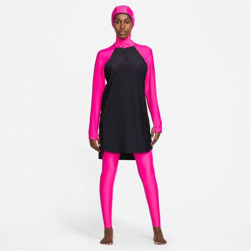 Nike Modest Victory Luxe Full Coverage Swim Dress Pink Prime