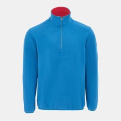 Donnay Quarter Zip Fleece Jacket Mens Blue