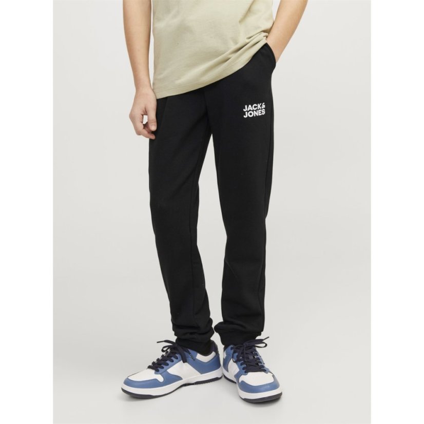Jack and Jones Kids' Gordon Closed Hem Fleece Joggers Black