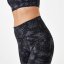 USA Pro High Rise Capri Cropped Leggings Blck Wing Print
