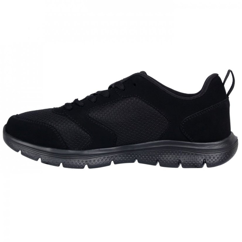 Slazenger Force Mesh Junior Boys Trainers Black/Black