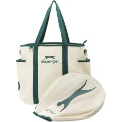 Slazenger Slaz Tote Rkt Bag White/Green