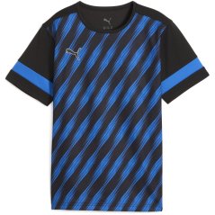Puma Unisex Kids' Attacantoraphic Short Sleeve Performance T-Shirt Black-UltraBlue