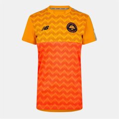 New Balance Short-Sleeve Cricket Shirt Orange