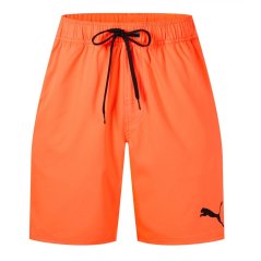 Puma Adults Loose Fit Swim Shorts Bright Orange