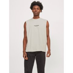 Jack and Jones Jorvester Sleeveless T-Shirt Moonbeam