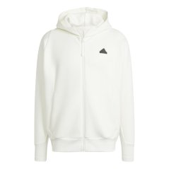 adidas Men's Z.N.E. Full-Zip Hoodie Owhite