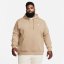 Nike Sportswear Club Fleece Pullover pánska mikina Khaki/White - Veľkosť: L