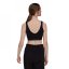 adidas 3-Stripes Crop Top With Removable Pads Black/White