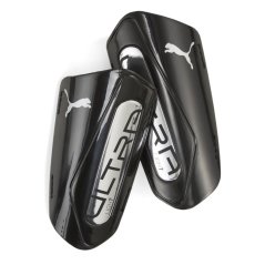 Puma Ultra Light Strap Shin Guards Black/Silver