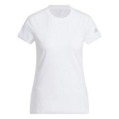 adidas Women's W Ultt Short Sleeve Performance Polo Shirt White