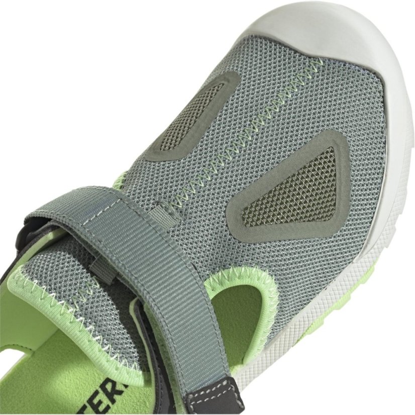 adidas Terrex Captain Toey 2.0 Walking Sandals Childrens Green/Carbon