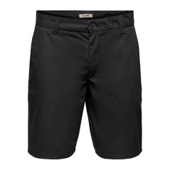 Only and Sons Men's Chino Shorts Jet Black