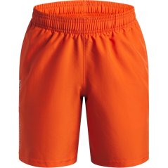 Under Armour UA Tech™ Woven Wordmark Shorts Boys' Orange Base