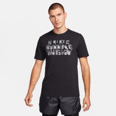 Nike Dri-FIT Men's Run Division T-Shirt Black