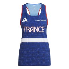 adidas Women's Team F W Tank Vest Semi Lucid Blue