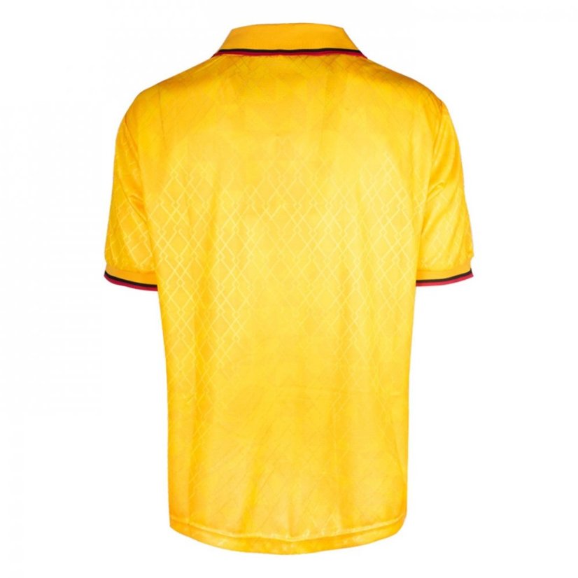 Score Draw AC Milan Retro Third Shirt '96 Adults Yellow