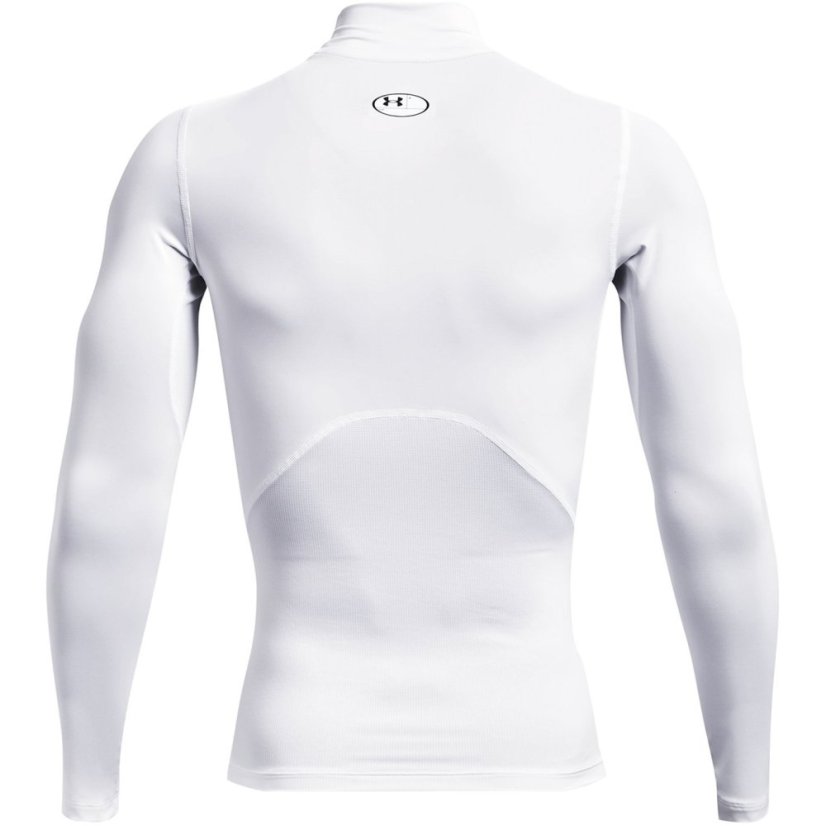 Under Armour HeatGear® Mock Long Sleeve Men's White