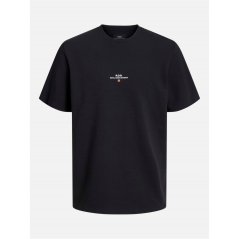 Jack and Jones Men's RDD Tee Short Sleeve Crew Neck T-Shirt Black