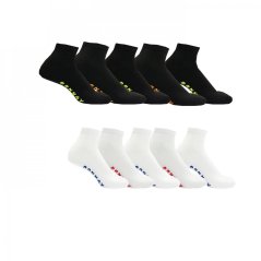 Donnay 10 Pack Trainer Socks Junior Bright Asst