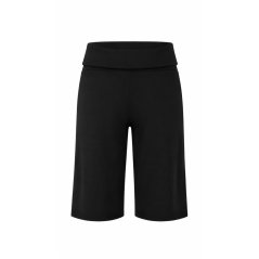 Miso Women's Flare Cotton 3/4 Capri Black