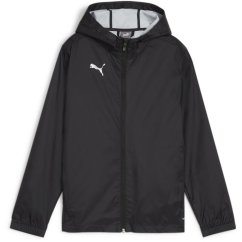 Puma Kids' Teamfinal Waterproof Rain Anorak Puma Black