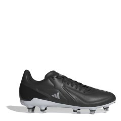 adidas Adizero RS15 Elite Adults Soft Ground Rugby Boots Black/White