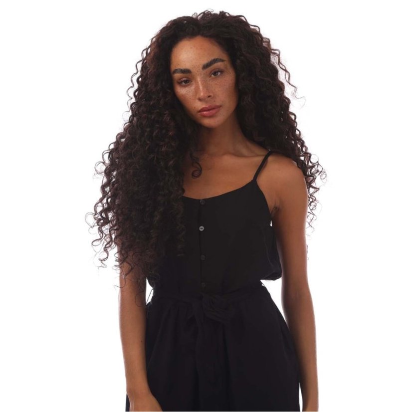 Only Nova Carly Playsuit Black