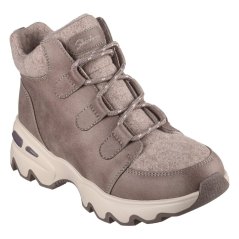 Skechers Women's Biglug Non Waterproof Walking Shoes Taupe