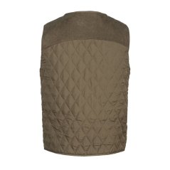 Howick Men's Quilted Windproof Winter Puffer Gilet Army green