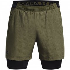 Under Armour Armour Ua Vanish Wvn 2in1 Vent Sts Gym Short Mens Green