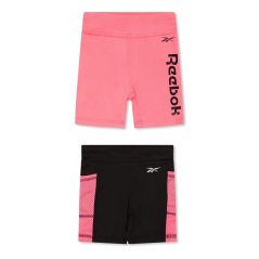 Reebok Kids' Jersey Jogger Shorts Neon Sunset