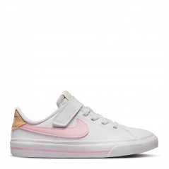 Nike Court Legacy Little Kids' Shoes White/PinkHoney