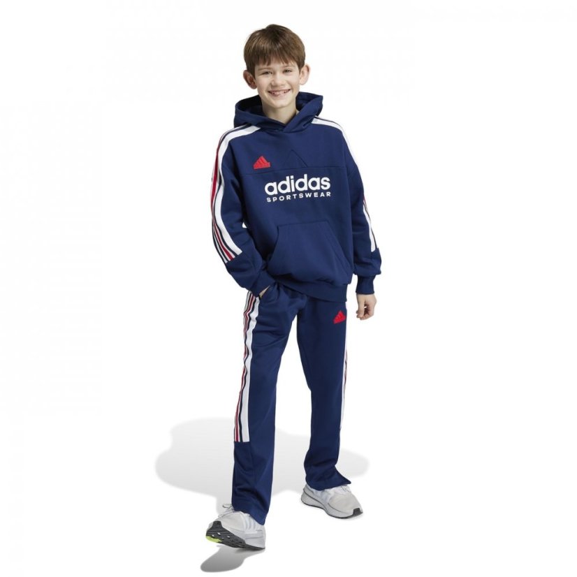 adidas House of Tiro Nations Pack Hoodie Juniors Navy