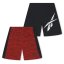 Reebok Mesh Shorts Juniors Red Straided