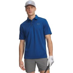 Under Armour Tech Polo Mens Blue/Gray