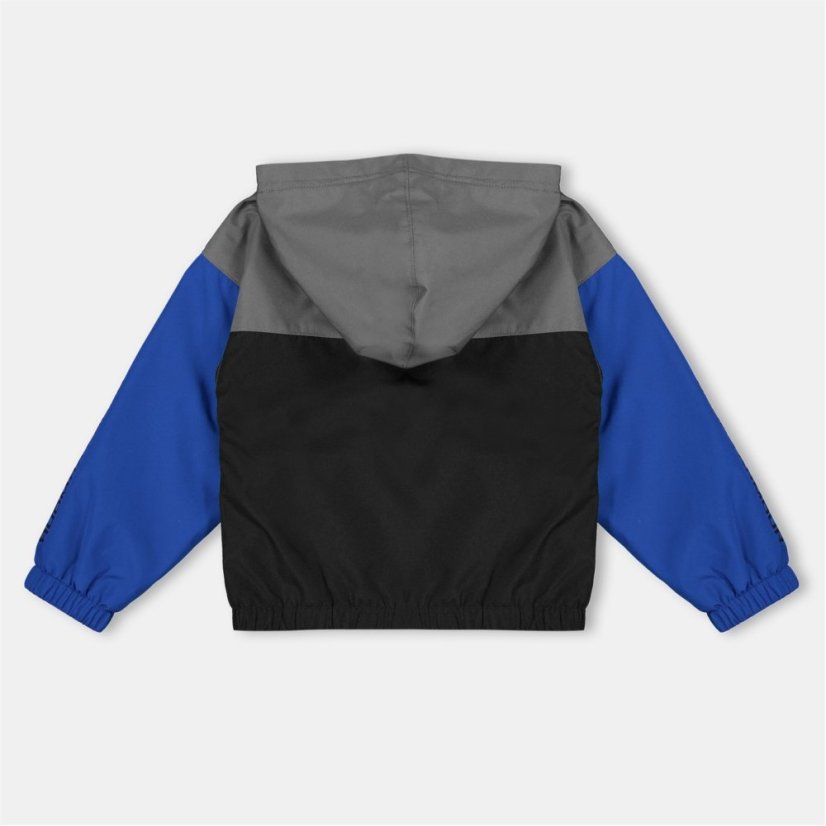 Under Armour Kids' Rain Hooded Long Sleeve Rain Anorak Tech Blue/Black