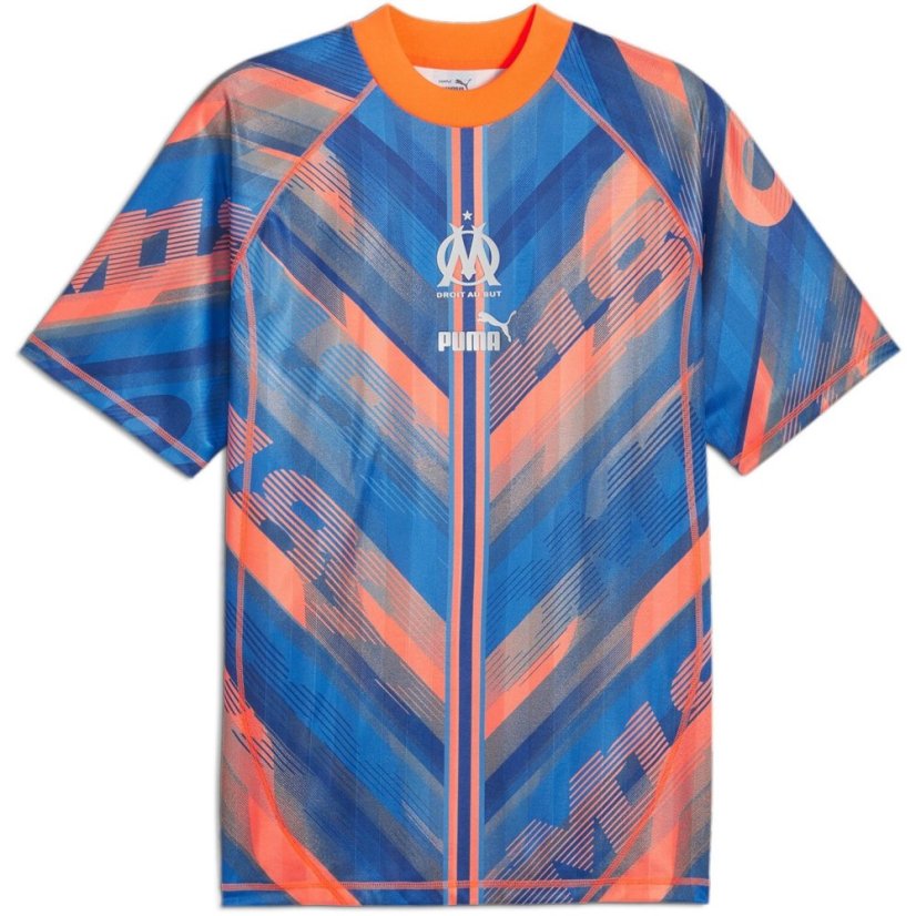 Puma Olympique Marseille Statement T-shirt 2024 2025 Adults Orange