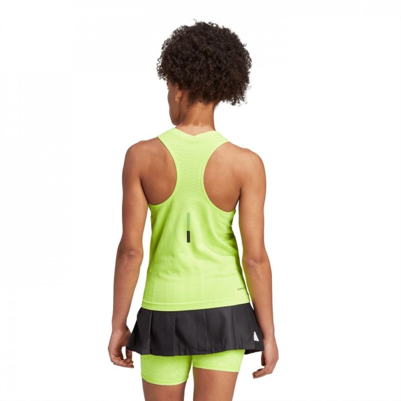 adidas AEROREADY Pro Seamless Tennis Tank Top Women's Lucid Lemon