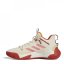 adidas Harden Stepback 3 Shoes Unisex Basketball Trainers Mens Beige/Red