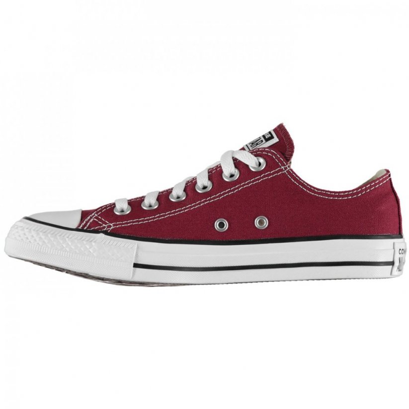 Converse Chuck Ox Canvas Trainers Maroon 607