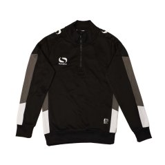 Sondico Kids' 1/4 Zip Fleece Black/Chrcl/Wht