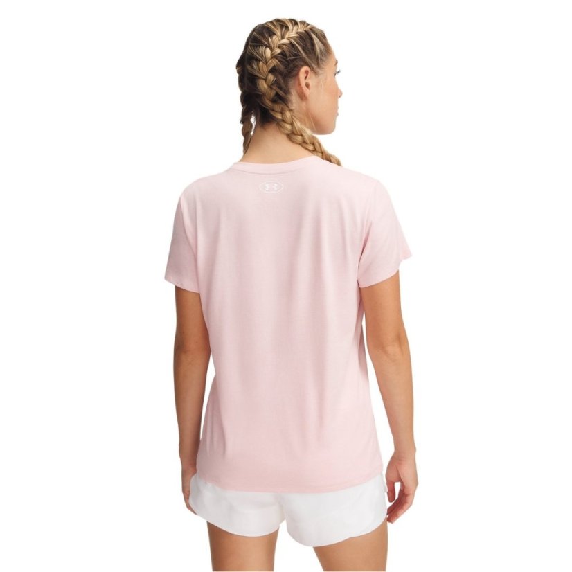 Under Armour Tech™ Twist V-Neck Short Sleeve Womens Prime Pink