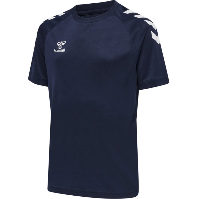 Hummel Core Training Poly T Shirt Junior Marine