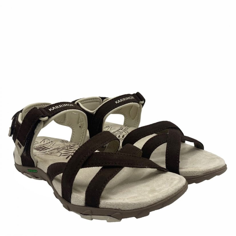 Karrimor Salina Leather Ladies Walking Sandals Brown