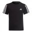adidas 3S Essentials T Shirt Infants Black/White