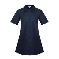 Miso Women's Oxford Day Shirt Dress Navy