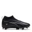 Puma Ultra Match+ Laceless Junior Firm Ground Football Boots Black/White